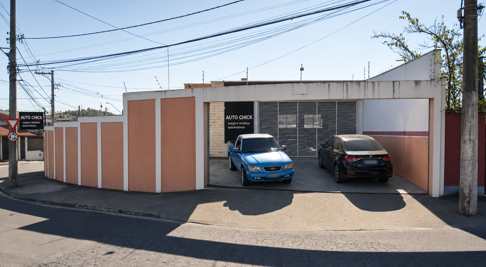 Fachada da loja Auto Chick