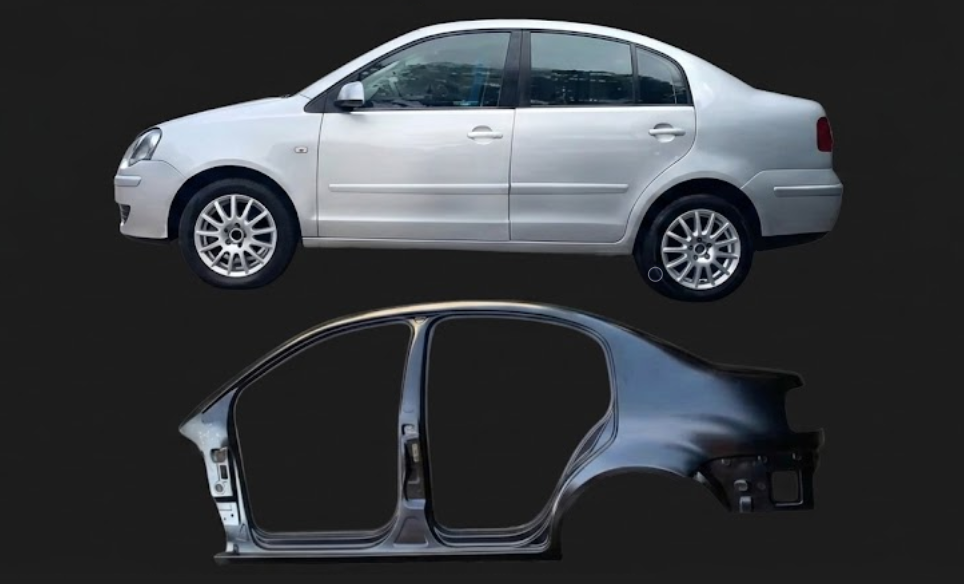 Painel lateral esquerdo completo Volkswagen Polo 2003/2015